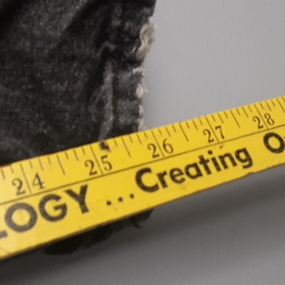 Zara High Waist Distressed Black Mom Jeans - Picture 7 of 9